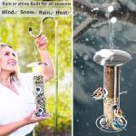Heavy-Duty Stainless Steel Bird Feeder for Small Birds