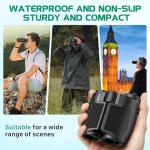 Lightweight Waterproof 12x25 Binoculars for Bird Watching