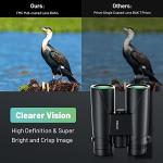 High Power 12x42 Binoculars for Bird Watching
