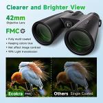 High Power 12x42 Binoculars for Bird Watching