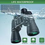 High-Power Waterproof Binoculars for Birdwatching and Travel