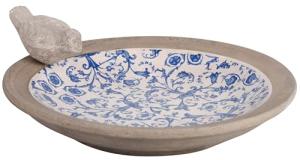 Esschert Design Ceramic Bird Bath 32cm