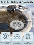 70W Heated Bird Bath with Thermostatic Control