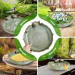 Ceramic Bird Bath for Wild Birds Outdoors
