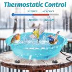 Heated Bird Bath for Winter Outdoor Use