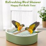 Heated Bird Bath with Pump for Pet Birds