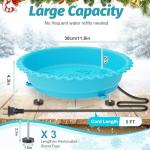 Heated Bird Bath for Winter Outdoor Use