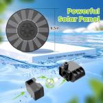 Solar Bird Bath Fountain with 7 Nozzles