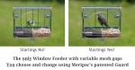 Pigeon-Proof Window Feeder with Seed Tray
