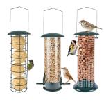 3-Pack Metal Bird Feeders for Small Birds