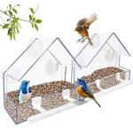 Window Bird Feeder Set with Strong Suction Cups