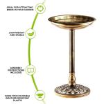 Bronze Weatherproof Bird Bath for Gardens