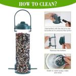 Hanging Seed Feeders for Small Birds - 2 Pack