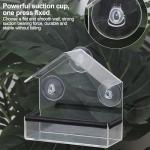 Shudyear Acrylic Window Bird Feeder with Suction Cups