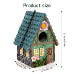 Hojalis Weatherproof Hanging Bird House for Gardens