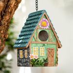 Large Wooden Bird House for Small Garden Birds