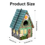 Large Wooden Bird House for Small Garden Birds