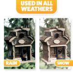 Natural Wooden Bird Box for Garden Birds