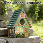 Large Wooden Bird House for Small Garden Birds