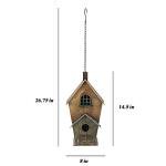 Jemeni Outdoor Hanging Birdhouse, Cottage Style