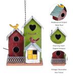 Jemeni Hanging Metal Birdhouse for Garden Decor