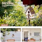 Colourful Hanging Bird House for Garden Birds