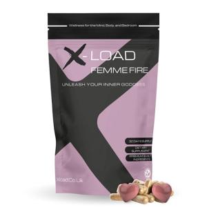 X-Load Femme Fire – Libido Booster for Women | Natural Female Balance & Menopause Wellness | Energy & Vitality Support | 30 Day Supply Vegan Capsules