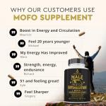 Ancestral Supplements Mofo, Supplements for Men Support Testosterone Levels and Overall Men's Health and Wellness, Non-GMO Grass Fed Beef Organ Supplement with Liver, No Fillers, 180 Capsules