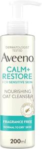 AVEENO Calm+Restore Nourishing Oat Cleanser for Sensitive Skin