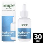 Simple Hydrate+ 3% Hyaluronic Acid + Vitamin B5 Serum skin care suitable for all skin types for hydrated, softer skin 30 ml