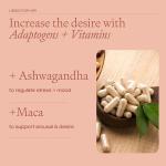 Roam Supplement for Her, Sexual Wellness Booster for Women Supports Arousal + Desire with B2/B6 Vegan Capsules with Maca, Ashwagandha, and Fenugreek - 30 Food Supplements (1 Month Supply)