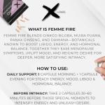 X-Load Femme Fire – Libido Booster for Women | Natural Female Balance & Menopause Wellness | Energy & Vitality Support | 30 Day Supply Vegan Capsules