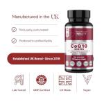 The Intelligent Health CoQ10 Supplement, Fermented Coenzyme Q10 Ubiquinone for Women & Men, Easy to Swallow 300mg 120 Vegetarian Softgels, 4 Months Supply