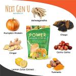 Immune Support Supplement Powder - 150g - Superfood Booster for Adults - Vegan Immunity Health Powder for Smoothies - Plant Based and Gluten Free with Natural Vitamins + Antioxidants - by NextGenU