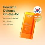 PURITO Seoul Daily Soft Touch Sunscreen Stick SPF50+ PA++++ 5-in-1 Defense UVA & UVB Protection Non-Greasy Lightweight Pocket-Sized Portable Korean Skincare Hypoallergenic 20g, 0.70 oz