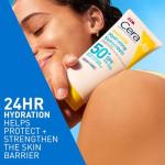 CeraVe Invisible Hydrating Sunscreen SPF50 for body skin care, for dry skin and very dry skin, sun cream body lotion for skin hydration and protection with 3 essential ceramides, 75ml