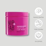 Nip + Fab Salicylic Fix Face Clay Mask 170 ml, Pink Clay Mask for Congested Skin, Deeply Cleanses the Skin, Unblocks Clogged Pores, Removes Toxins and Impurities