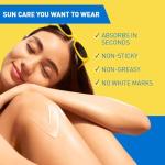 CeraVe Invisible Hydrating Sunscreen SPF50 for body skin care, for dry skin and very dry skin, sun cream body lotion for skin hydration and protection with 3 essential ceramides, 75ml