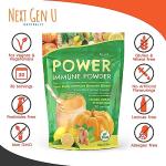 Immune Support Supplement Powder - 150g - Superfood Booster for Adults - Vegan Immunity Health Powder for Smoothies - Plant Based and Gluten Free with Natural Vitamins + Antioxidants - by NextGenU