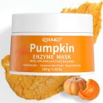 Pumpkin Enzyme Mask, Brightening Exfoliating Facial Mask For Dead Skin,Dullness Dark Spots, Uneven Skin Tone,Large Pores and Brightens Skin, Enzyme Exfoliant for Face, 100g
