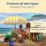 Mustela - Very High Protection Sun Lotion - Sunscreen SPF 50 with Avocado Perseose and vitamin E - Water and Sand Resistant Body Lotion - for Babies, Children and Adult Skins – 100ml