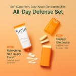 PURITO Seoul Daily Soft Touch Sunscreen Stick SPF50+ PA++++ 5-in-1 Defense UVA & UVB Protection Non-Greasy Lightweight Pocket-Sized Portable Korean Skincare Hypoallergenic 20g, 0.70 oz
