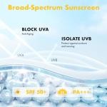 Sunscreen SPF 50 for Face & Body - Lightweight Hydrating SPF 50 Face Moisturiser, Broad-Spectrum UVA & UVB Protection, Non-Greasy Daily Sun Cream, 80ml