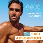 Garnier Ambre Solaire Sun Cream Face SPF 50+ Sensitive Advanced Sunscreen Body, High Protect, Water Resistant, Non-Greasy, Hypoallergenic, Fragrance-Free, UVA UVB Protect with Ceramide, 175ml