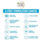 Garnier Ambre Solaire SPF 50+ Sun Protection Serum Face & Body, Non-Sticky, Non-Greasy Fluid Texture, No White Cast, Sensitive Advanced, 125 ml