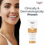 Eucerin Sun Body Oil Control Gel-Cream SPF 50+ 200ml, Ultra-Light Dry Touch Gel Sun Cream for Oily Skin, Fast-Drying Sunscreen with Oil Control Technology, Water-Resistant