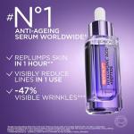 L'Oréal Paris Hyaluronic Acid Serum, Revitalift Filler 1.5% Pure Concentrated HA, Anti-Wrinkle Dropper Serum, Intensely Hydrates & Replumps, Visibly Reduces Fine Lines & Wrinkles, 30ml