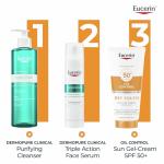 Eucerin Sun Body Oil Control Gel-Cream SPF 50+ 200ml, Ultra-Light Dry Touch Gel Sun Cream for Oily Skin, Fast-Drying Sunscreen with Oil Control Technology, Water-Resistant
