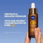 NIVEA Q10 Anti-Wrinkle Expert Dual Action Serum ​(30ml), Anti Ageing Face Serum for Women with Pure Q10, Visibly Reduces and Prevents Wrinkles