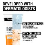 Neutrogena Blackhead Eliminating Face Scrub (1x 150ml), Gentle Face Care with 2% Salicylic Acid, Oil-Free Exfoliator to Help Reduce Blackheads from Day 1, Suitable for Blackhead-Prone Skin